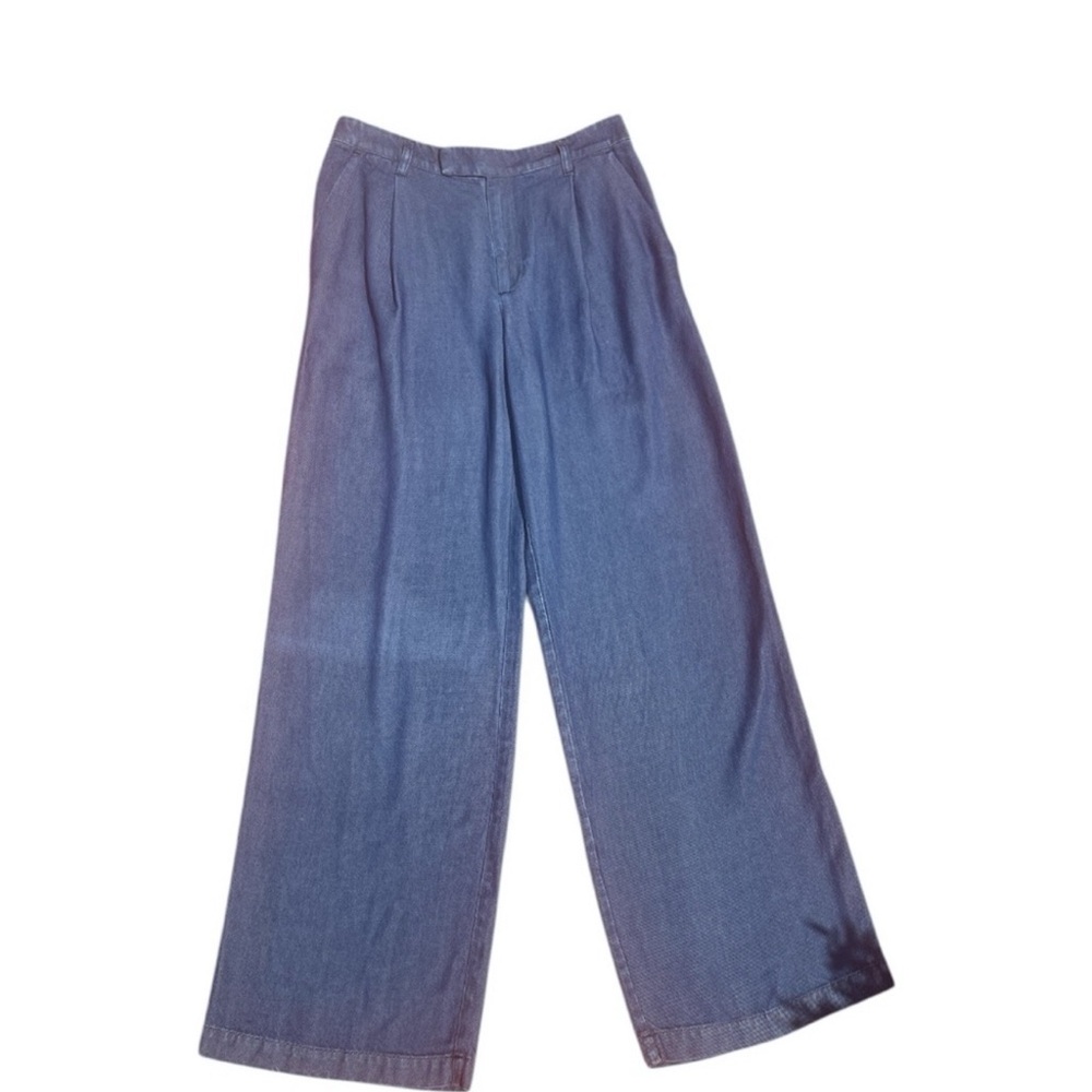 Lovers and Friends Agathe Pant – Blue Denim Size Small NWT Lightweight & Chic